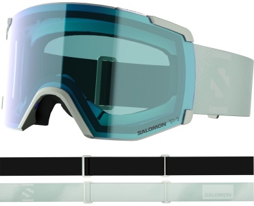 Маска горнолыжная Salomon S/View Photo L47640700 голубой размер one size