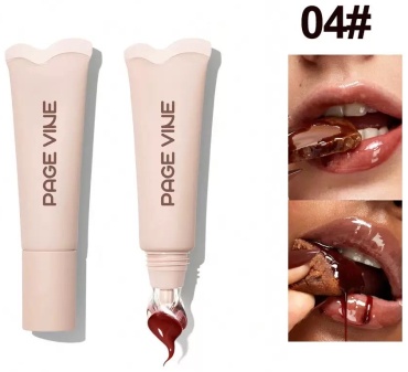PAGE VINE блеск для губ Cocoa cookie