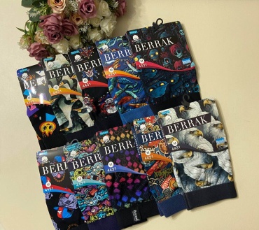 Боксеры Berrak collection черный, синий