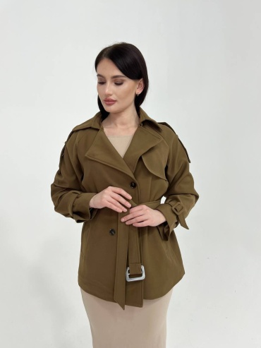 Тренчкот ZEIN collection коричневый