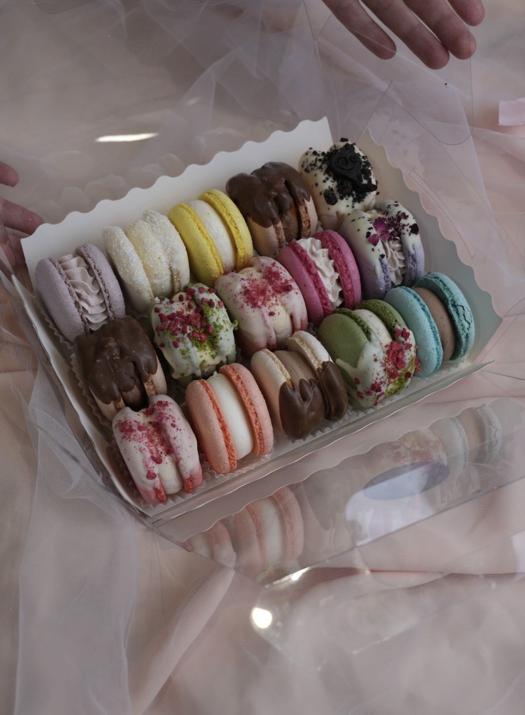 Bon macarons Набор "Сладкий подарок" 20*15*20см