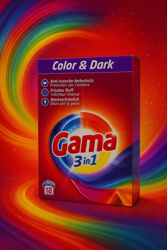 Стиральный порошок GAMA для цветных тканей Color&amp;Dark 1.08 кг
