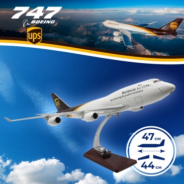 Самолет Kuvert B747 UPS 46x44 1:100