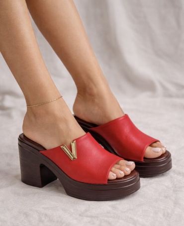 Шлепанцы Isabel Marant красный