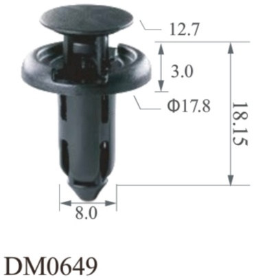 Oshide клипсы DM0649
