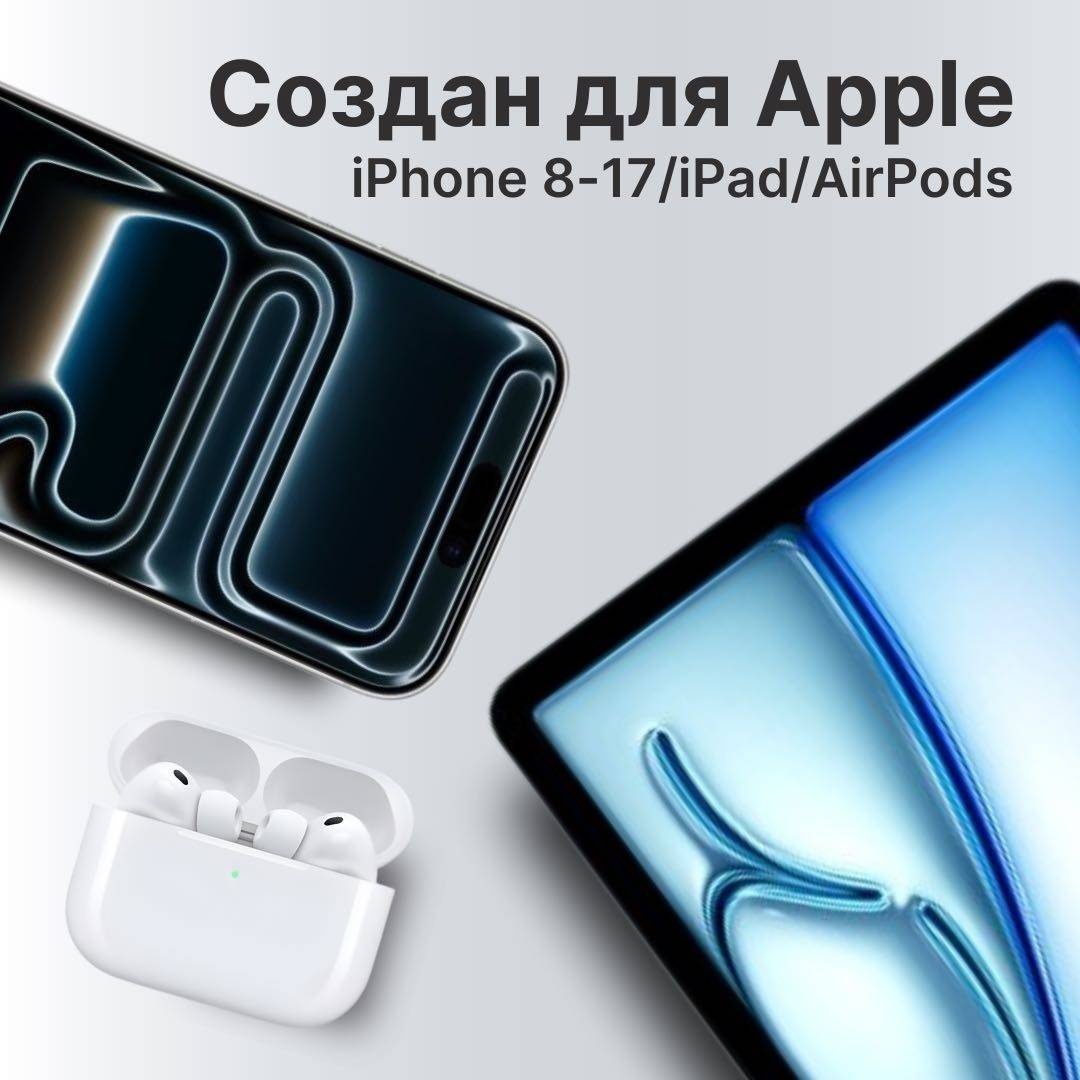 Зарядное устройство MNJ56DS Lightning, USB Type-C 35 Вт белый