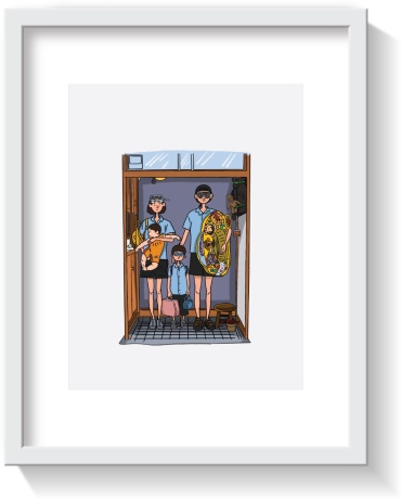 Jolik’s art постер Семья 40x50 см