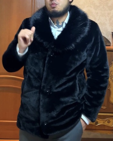 Шуба черный