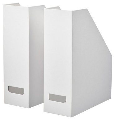 Коробка для документов IKEA 90596915, бумага, 31x10x25 мм, белый