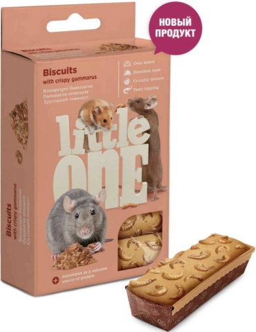 Лакомство Little One Бисквиты с гаммарусом 32500 35 г