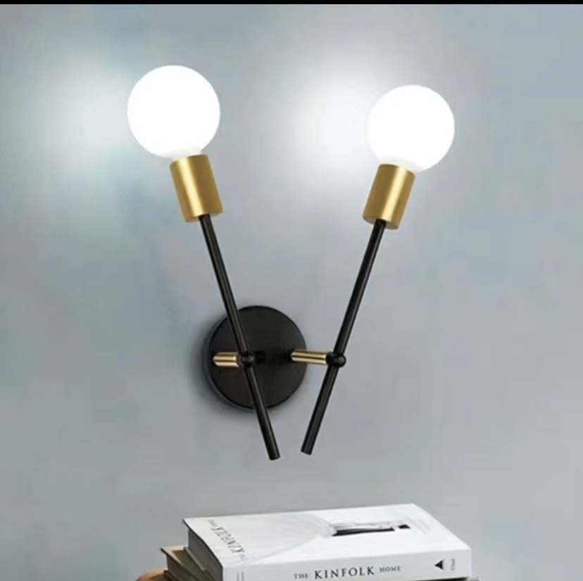 Светильник настенно-потолочный LED черный, золотистый
