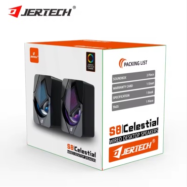 Компьютерные колонки JERTECH S8 черный