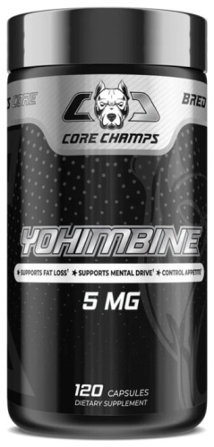 Предтренировочный комплекс Core Champs Yohimbine HCL - 120 таблеток