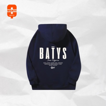 Худи QWERTY Batys темно-синий