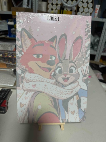 LIBISH Зверополис: Джуди и Ник холст на подрамнике 30x20 см