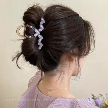 LUMERY заколка краб 1 шт, сиреневый