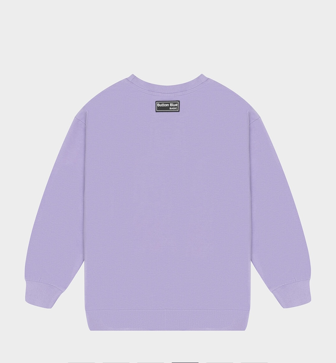 Свитшот Button Blue фиолетовый