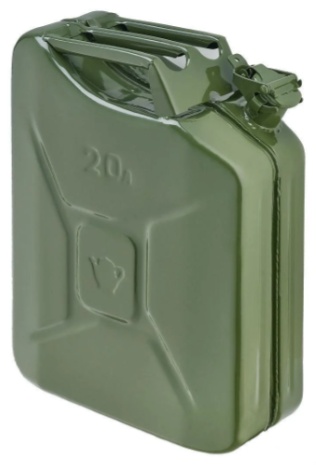 Канистра вертикальная МТ-03120 зеленая 20 л