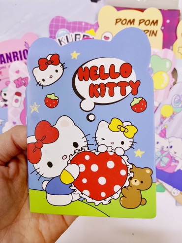 Блокнот Hello Kitty, A7, 17 л, мультиколор