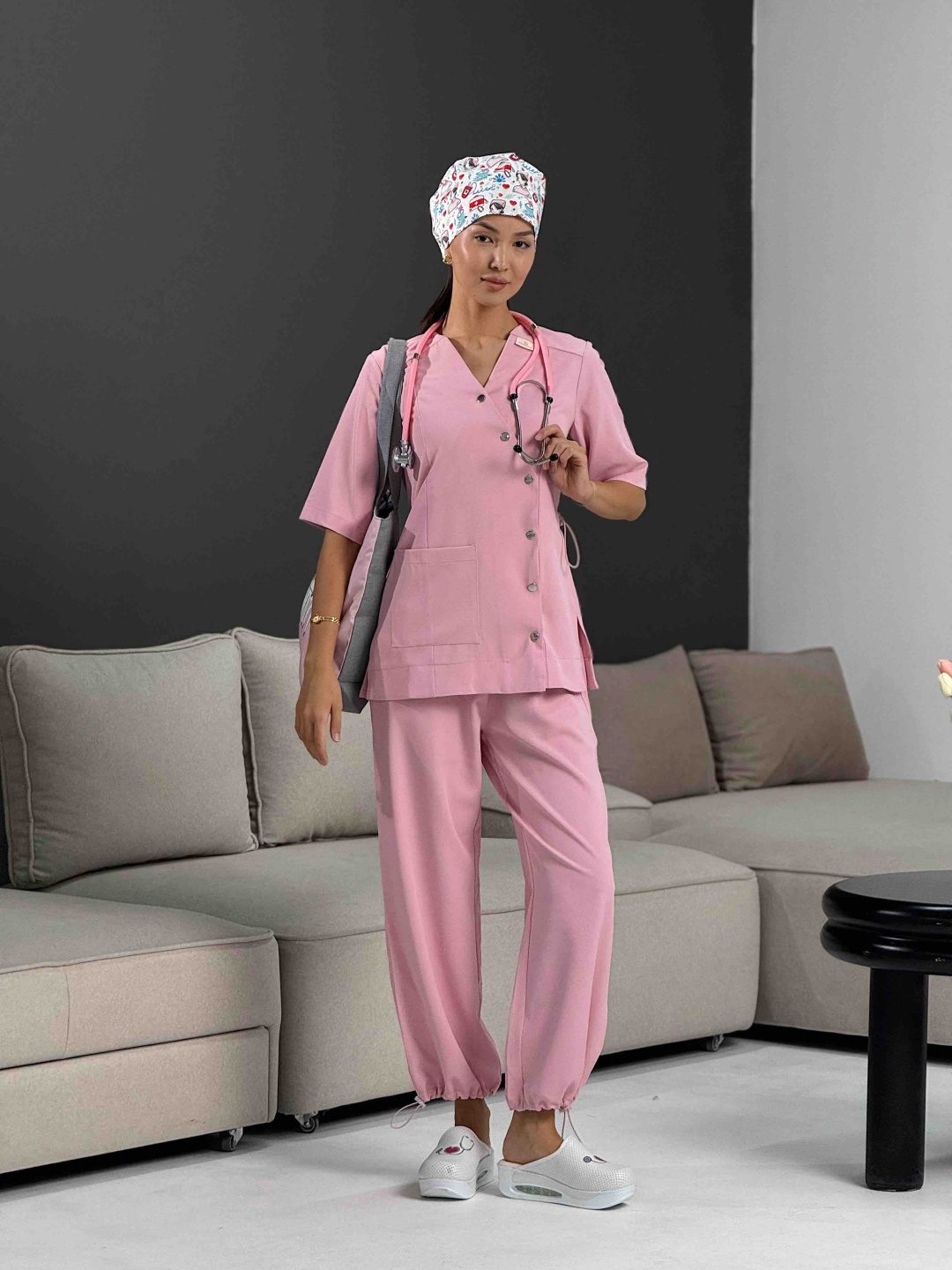 Спецодежда для женщин Qazaq Doctors розовый