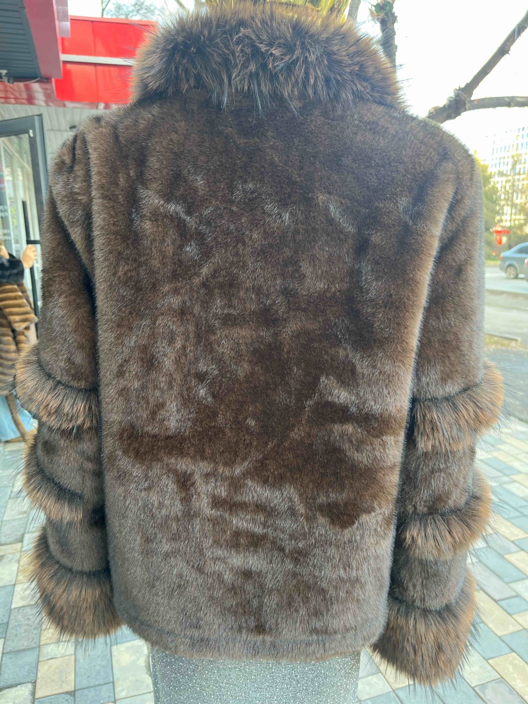 Шуба коричневый