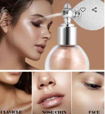 Glow Glitter хайлайтер 2 хайлайтер 1