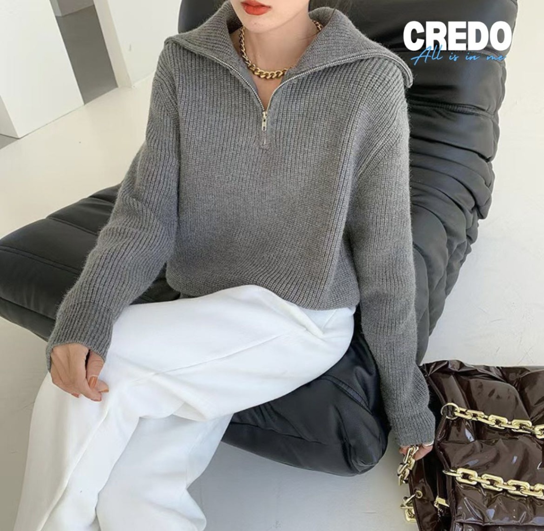 Свитер CREDO серый