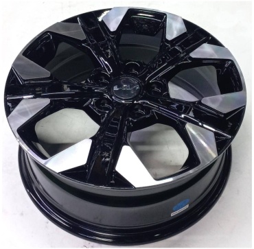 RS 1167 7x17/5x114.3 D67.1 ET45 4 диска черный, серебристый