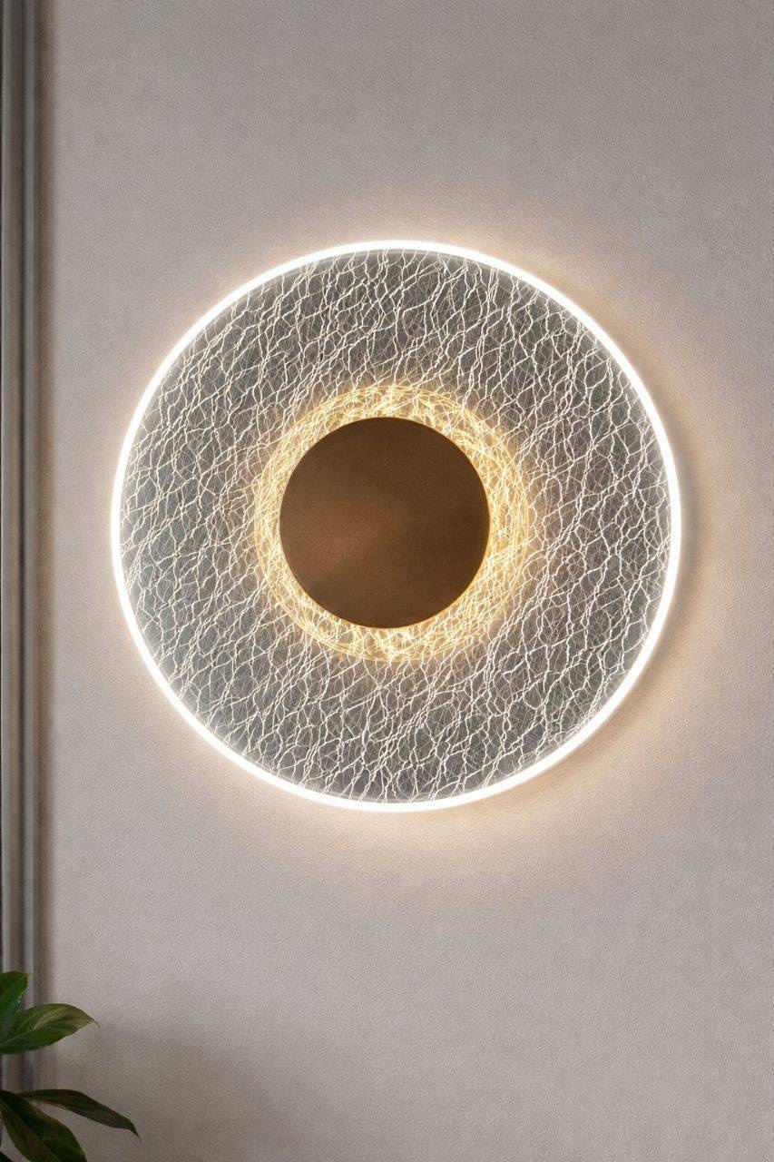 Бра настенный LED, золотистый