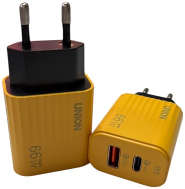 Зарядное устройство Union CH-082 USB Type-C, USB желтый