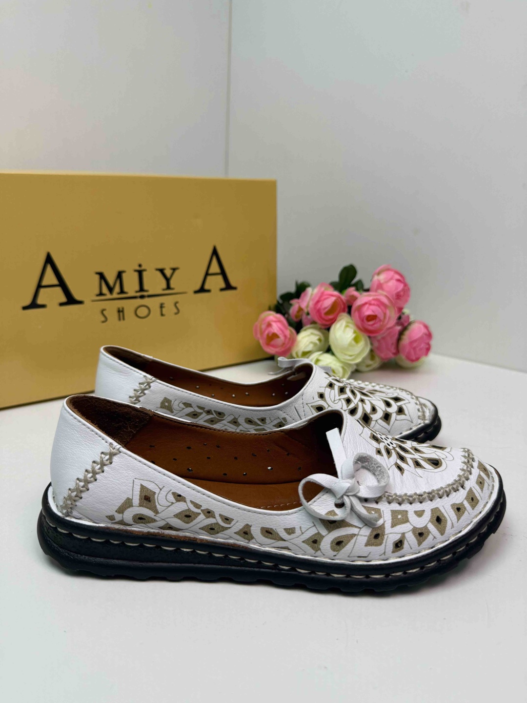 Балетки Amiya белый