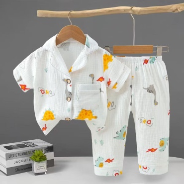 Пижама 24kids белый, желтый