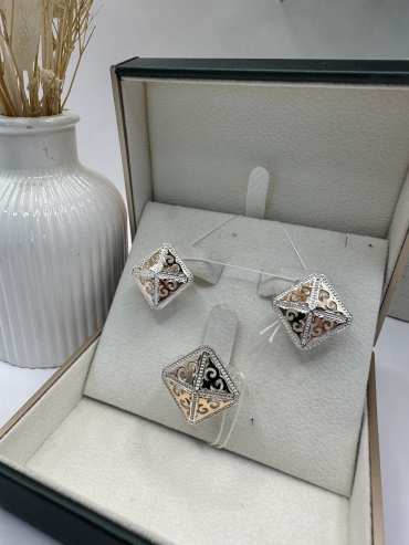 OLZHA BRAND O6 вес 11 г серебро, без вставок
