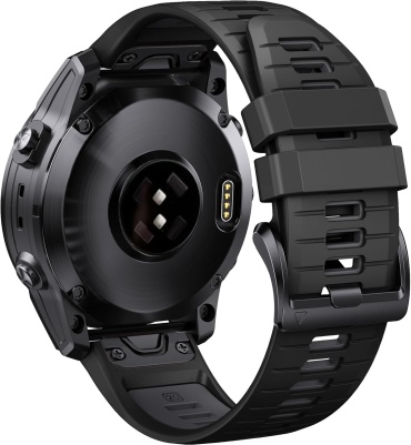 Ремешок для Garmin Fenix 8, Fenix 5, Fenix 6, Fenix 7 черный
