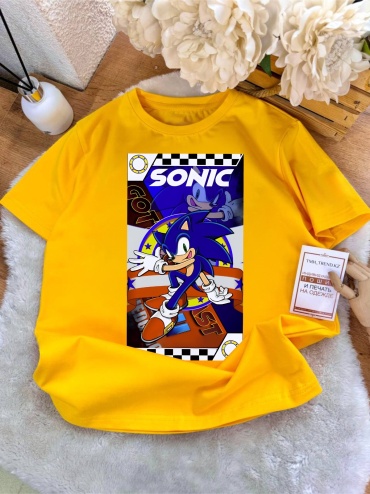 Футболка Соник Sonic TMH_TREND.KZ желтый