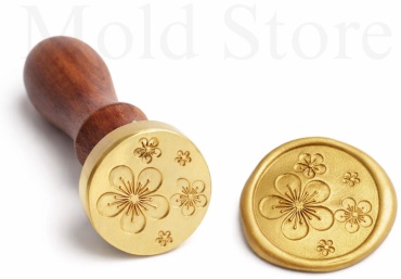 Штамп для сургучной печати «Цветок» Mold Store