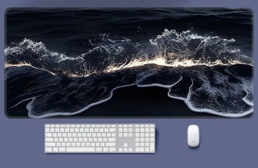 Wave 900x400x3 мм синий