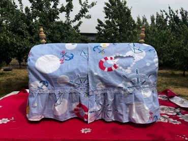 Комплект белья ХБ голубой 04, хлопок, голубой