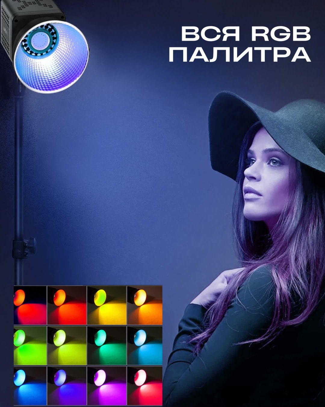 Постоянный свет ACTION CAM ALMATY ACA40WSoftBox