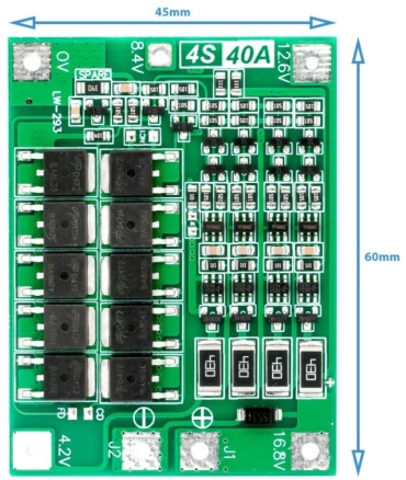4S распределитель питания BMS-4S-40A 1 шт
