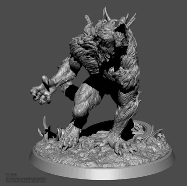Фигурка 3D принт, Werewolf, 50mm