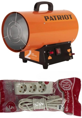 Тепловая газовая пушка Patriot GS-12, 10 кВт