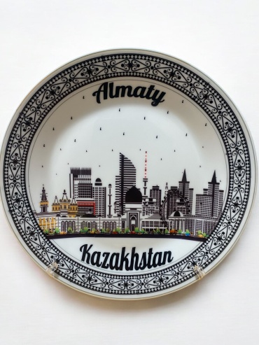 Статуэтка Тарелка сувенирная Алматы