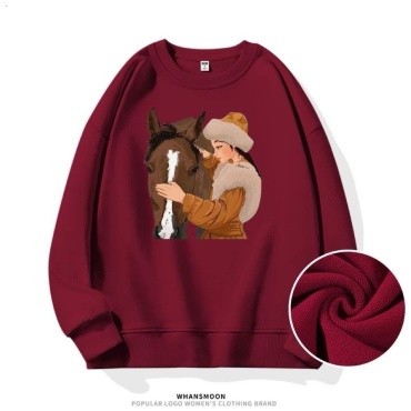 Свитшот KADI brand отсутствует бордовый