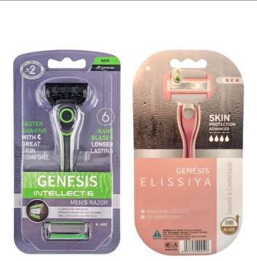 GENESIS Intellect 6 Elissiya бритвенный станок 1 шт + сменные кассеты 2 шт