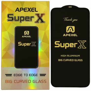 Стекло APEXEL для Xiaomi Redmi 13 черный