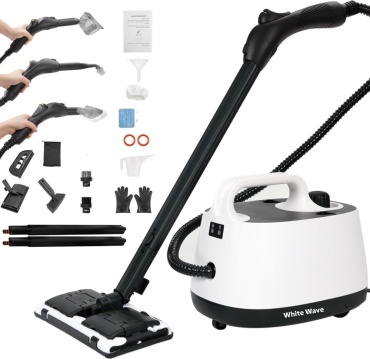 Пароочиститель White Wave WW8621 белый, черный