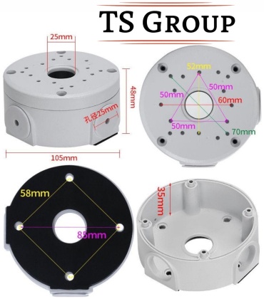 TS Group монтажная коробка 5288446 3 шт, пластик