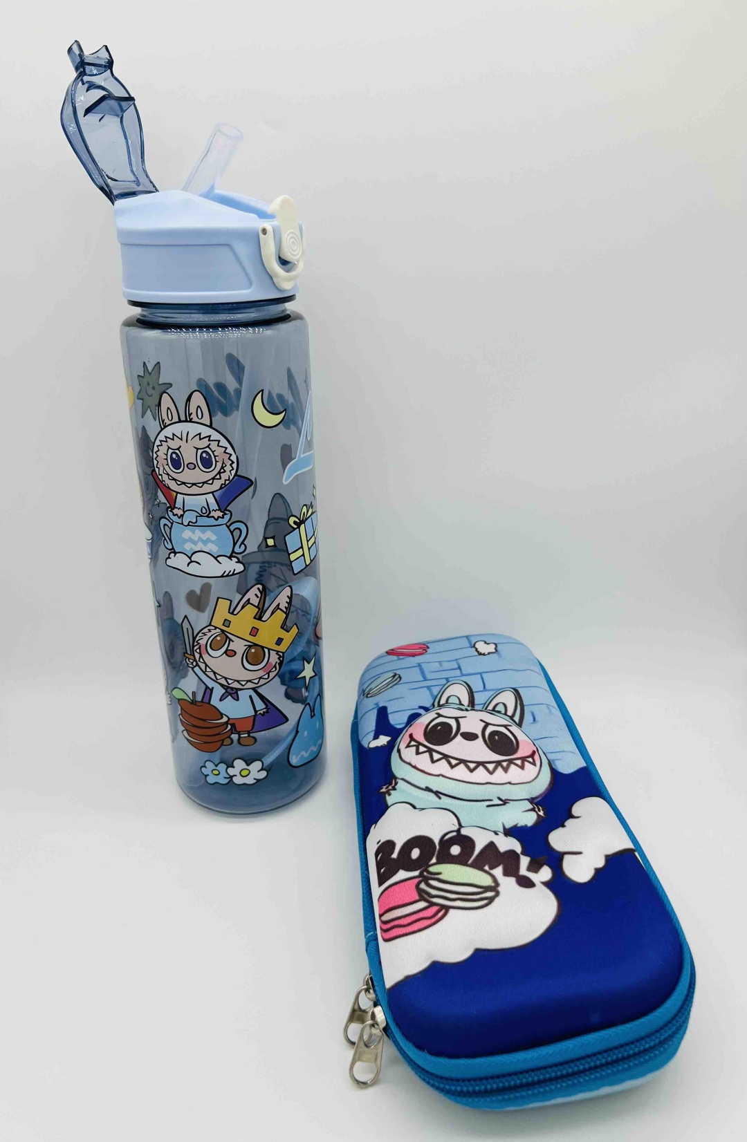 Школьный набор Labubu Blue 3D предметов 2 шт