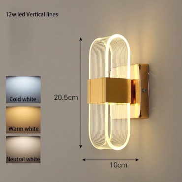 Бра настенный Dara led LED, золотистый